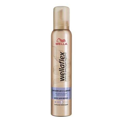 Мусс для укладки волос Wella Wellaflex Объем до 2-х дней сильная фиксация, 200мл в Рени