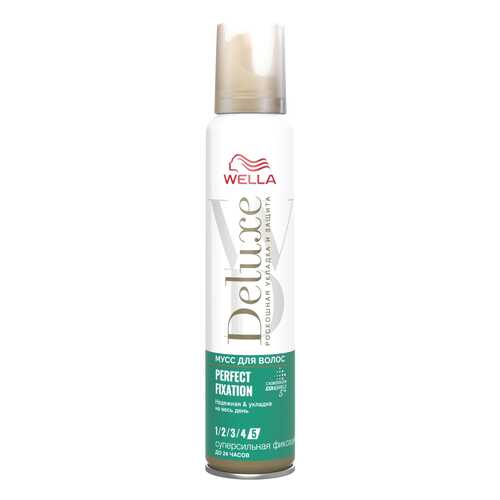 Мусс для волос Wella Deluxe Perfect Fixation суперсильная фиксация 200 мл в Рени