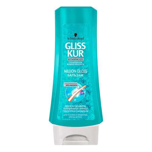 Бальзам для волос Gliss Kur Million Gloss 200 мл в Рени