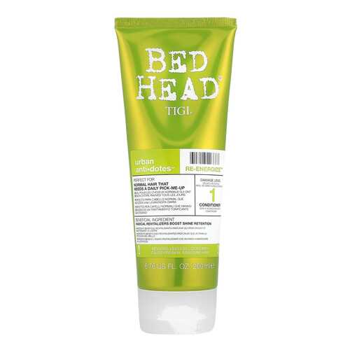 Кондиционер для волос Tigi Bed head Urban Anti+dotes Re-Energize 1 уровень 200 мл в Рени