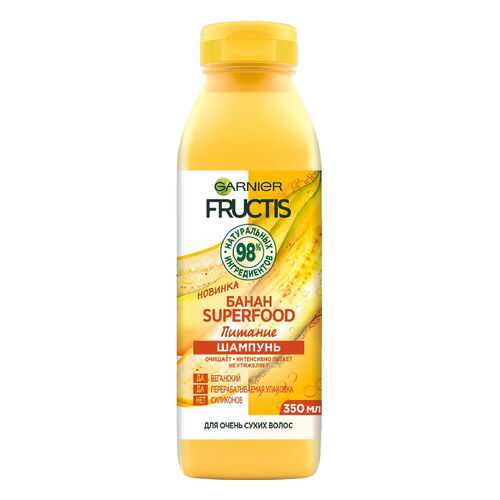 Шампунь для волос GARNIER Fructis Superfood Банан 350 мл в Рени
