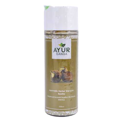 Шампунь РИТХА (Ayurvedic Herbal Shampoo REETHA) AYUR GANGA, 200мл в Рени