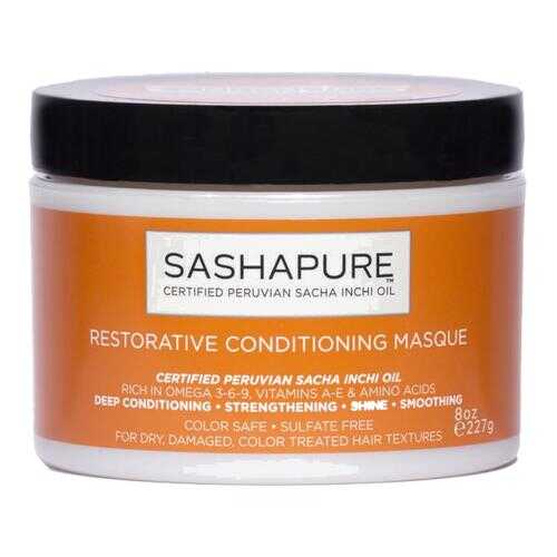 Восстанавливающая маска с маслом САЧА ИНЧИ для волос Sashapure Conditioning Masque 227мл в Рени